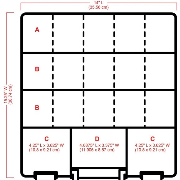 Artbin 9007AB Super Satchel with Removable Dividers, Portable Art & Craft Organi - Picture 5 of 5